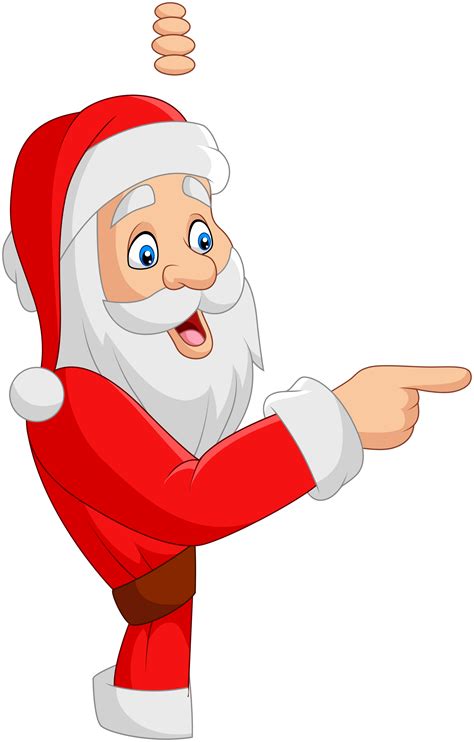 Adesivo Natale Babbo Natale Semi Nascosto Tenstickers
