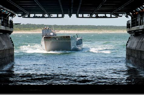 A Landing Craft Utility Enters The Well Deck Of The NARA DVIDS