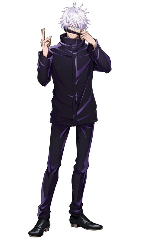 gojo full body anime pose