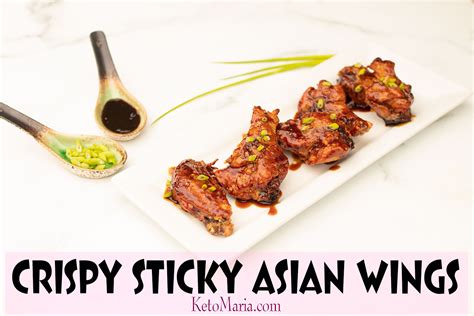 Crispy Sticky Asian Chicken Wings Maria Mind Body Health