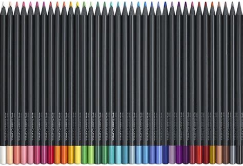 Crayons De Couleur Faber Castell Black Edition Dans Un Tui En Carton