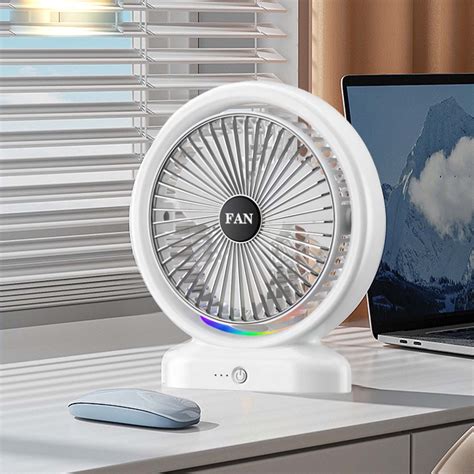 Naittoop Summer Clearance Off Clear Three Speed Mini Desktop Fan