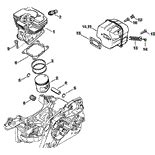 Stihl MS 362 Chainsaw (MS362 & C) Parts Diagram