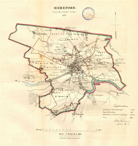 Leominster Boroughtown Plan Reform Act Herefordshire Dawson 1832