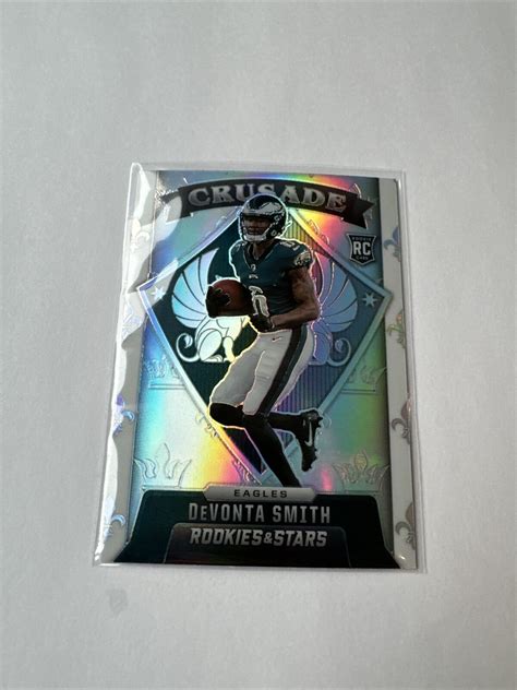 2021 Panini Rookies And Stars Crusade Silver Prizm Cr 25 Devonta Smith