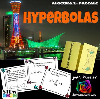 Hyperbolas Conic Sections Task Cards Foldable HW By Joan Kessler