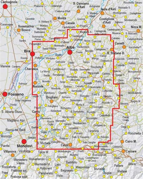 Ultimo Turistico Cartina Langhe 2022 Cartina Geografica Mondo Porn