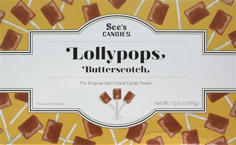 Sees Candy Butterscotch Lollipop Calories