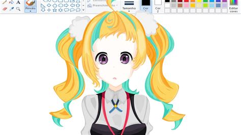 Desenhando No Paint Nico Niiyama Kiznaiver Youtube