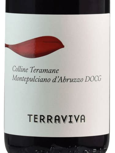 Tenuta Terraviva Montepulciano Dabruzzo Colline Teramane Vivino Us