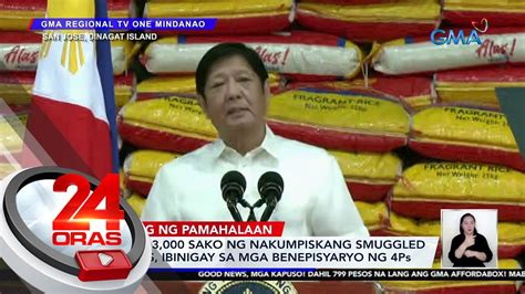 Mahigit 3 000 Sako Ng Nakumpiskang Smuggled Na Bigas Ibinigay Sa Mga