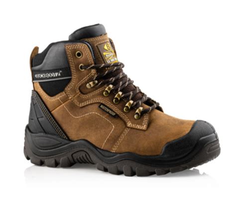 Buckbootz Dark Brown Buckshot Hiker Waterproof Safety Boot Bsh009