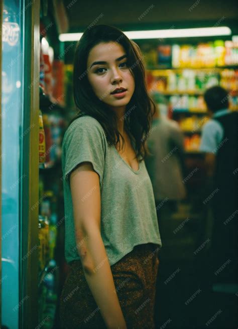 Premium Photo | Candid photo of a young brunette woman taken at a