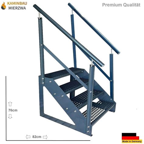 Gitterrost Stahl Freistehende Treppe 4 Stufen Kaufland De