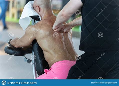 Athlete`s Muscles Massage After Sport Workout Editorial Stock Image Image Of Ointment Health