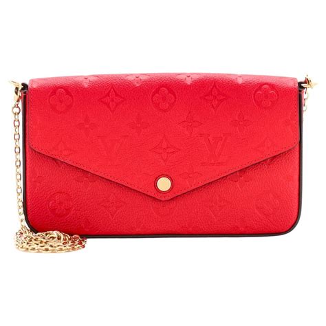 Louis Vuitton Felicie Pochette Monogram Empreinte Leather For Sale At 1stdibs