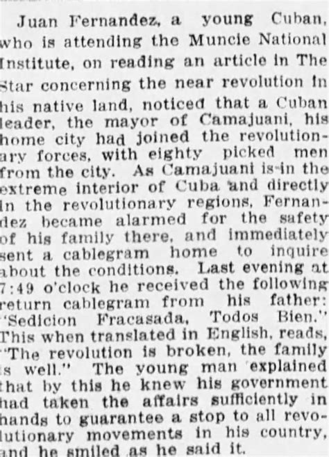 Cuban gets wordNotable Women of Muncie and Delaware County