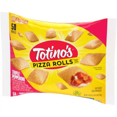 Totino S Pizza Rolls Triple Pepperoni Flavored Frozen Snacks Ct