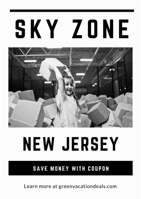 Coupons For Sky Zones In New Jersey | Sky zone, New jersey, Jersey