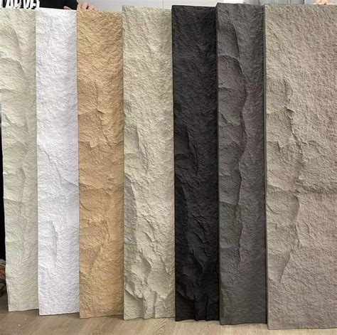 PU Artificial Stone Cultural Mushroom Faux Foam Stone Wall Panel