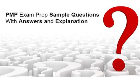 Pmp Exam Prep Sample Questions With Answers And Explanation