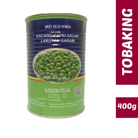 Jual Kacang Kapri Green Peas Kacang Polong Kaleng 400gr Shopee