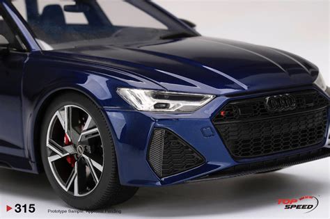 Top Speed 118 Audi Rs6 Avant Navarra Blue Metallic 2020 Model