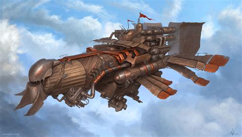 light marauder airship by MichalKus on DeviantArt