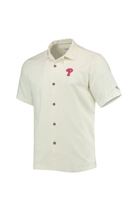 Tommy Bahama Mens Tommy Bahama Cream Philadelphia Phillies Baseball