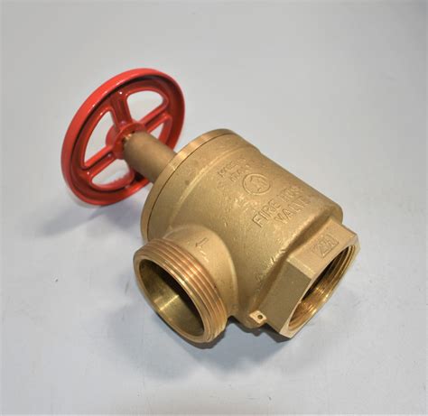 Valve Angle Hose Hydrant Fnpt Inlet X Mnst Brass Irp Fire