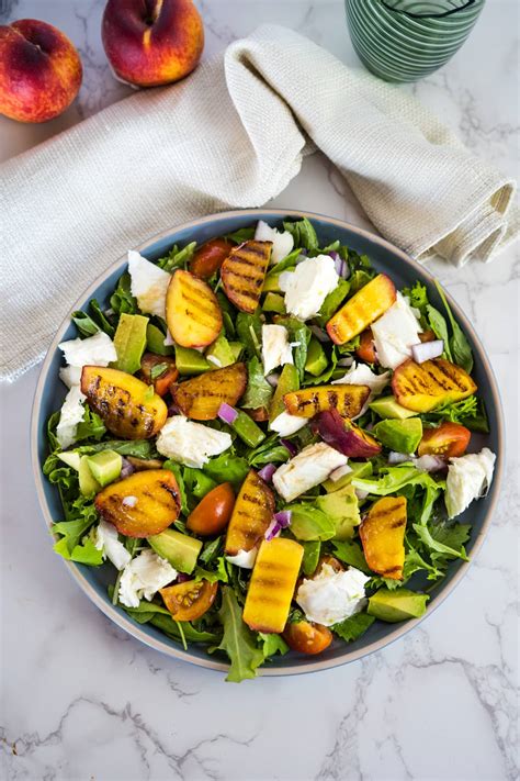 Grilled Peach Salad