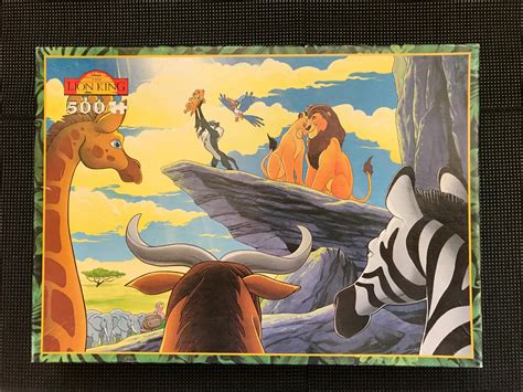 Jumbo Lion King Puzzle 500 Pieces Box By Lionzd On Deviantart