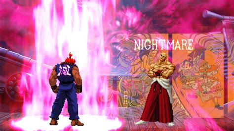 Kof Shin Akuma Vs Nightmare Geese Youtube