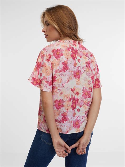 Rosa Bluse Mit Blumenmuster ORSAY Orsay At Der Offizielle E Shop