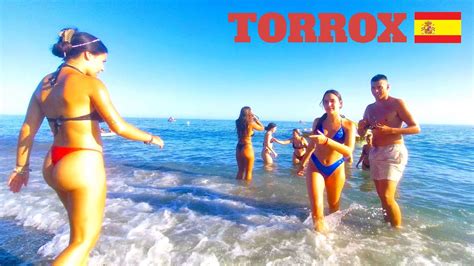 Torrox Costa del Sol Spain Beach Walk Axarquía Málaga 4K YouTube