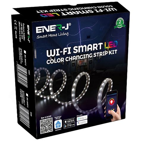 Ener J Smart Wi Fi Colour Changing Led Tape Strip Kit M Wilko