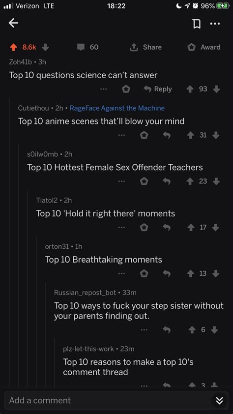 Top 10 Every Fucking Thread R Everyfuckingthread