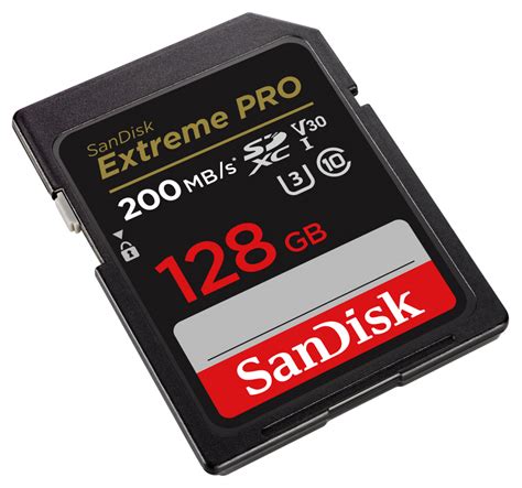 SanDisk SDXC Extreme Pro 128GB 200MB S V30 UHS I SD Karten Fotogena