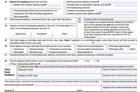 Form Ss Instructions Getting An Employer Identification Number