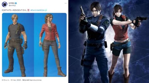 Filtradas posibles skins de Resident Evil que llegarán a Fortnite