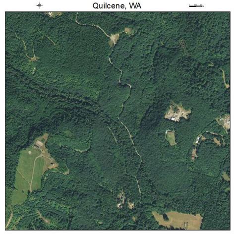 Aerial Photography Map of Quilcene, WA Washington