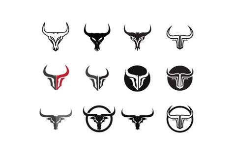 Bull And Cow Icon Logo Design Vector Graphic By Anggasaputro4489