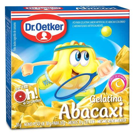 Gelatina Abacaxi Droetker 20g Supermercado Coop