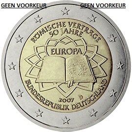 Duitsland Euro Verdrag Van Rome Unc Letterkeuze Coins All