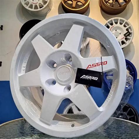 Jual Velg Offroad Astro Rally Ring X Pcd X Et White