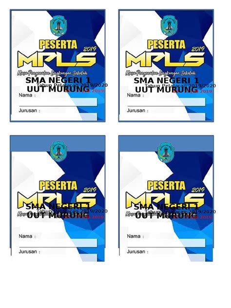 Contoh Id Card Mpls 55 Koleksi Gambar