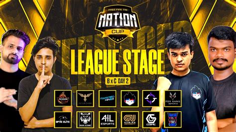 LEAGUE STAGE DAY 2 FREEFIRE TRINATION CUP FT FOZYAJAY