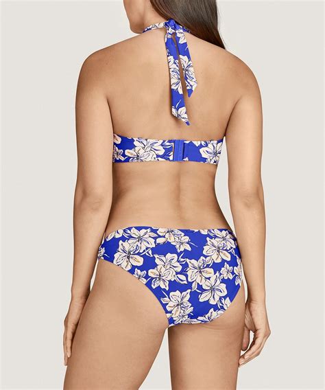Damen Aubade PARFUMS DÉTÉ Bikini Slip Blau Floral Glycine Helga Wojtas