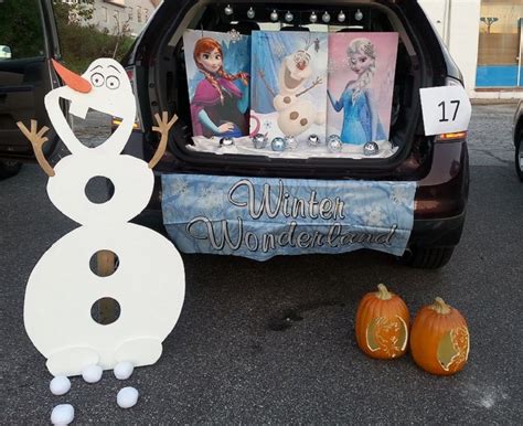 Frozen Trunk Or Treat Halloween Fun Halloween Decorations