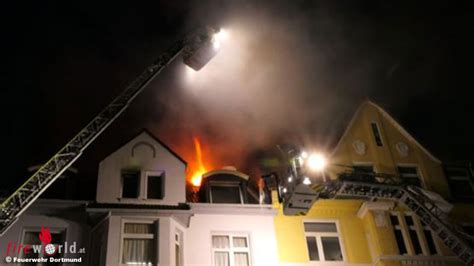 D Vollbrand Dachgescho Wohnung In Dortmund Oberleitungsabschaltung